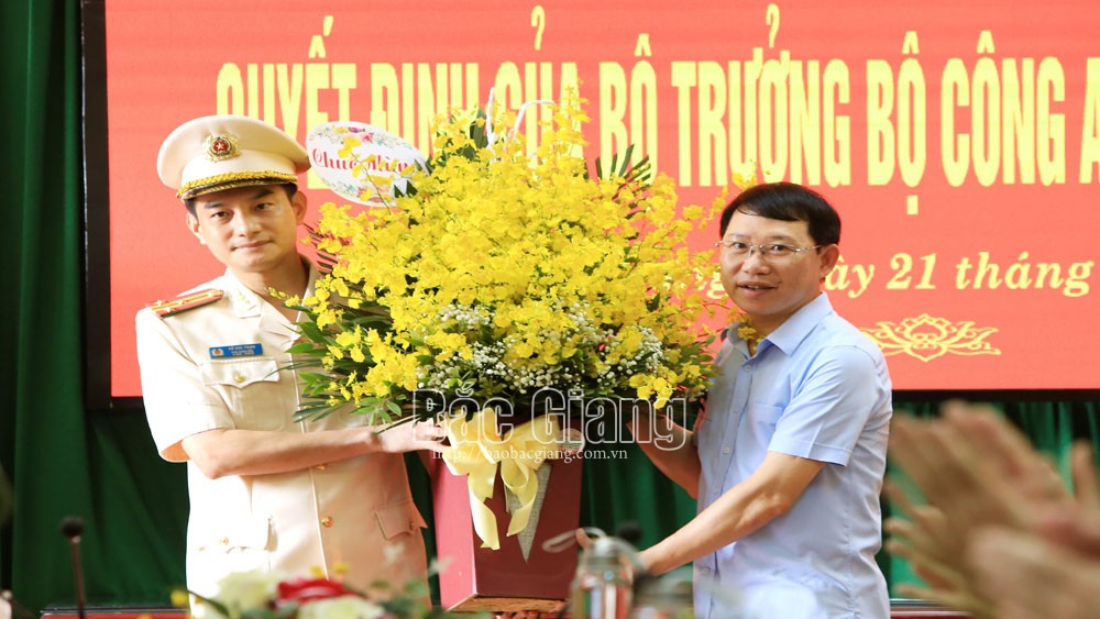 Thượng tá Đỗ Đức Trịnh giữ chức Phó Giám đốc Công an tỉnh Bắc Giang