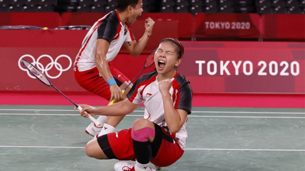 Indonesia hạ Trung Quốc ở chung kết cầu lông đôi nữ Olympic