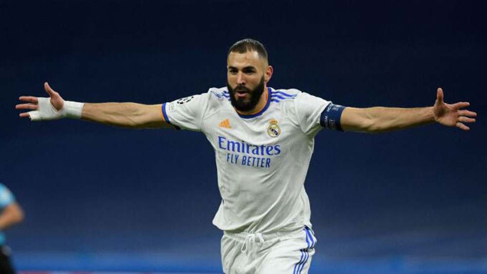 Benzema giúp Real cán mốc 1.000 bàn ở giải Champions League