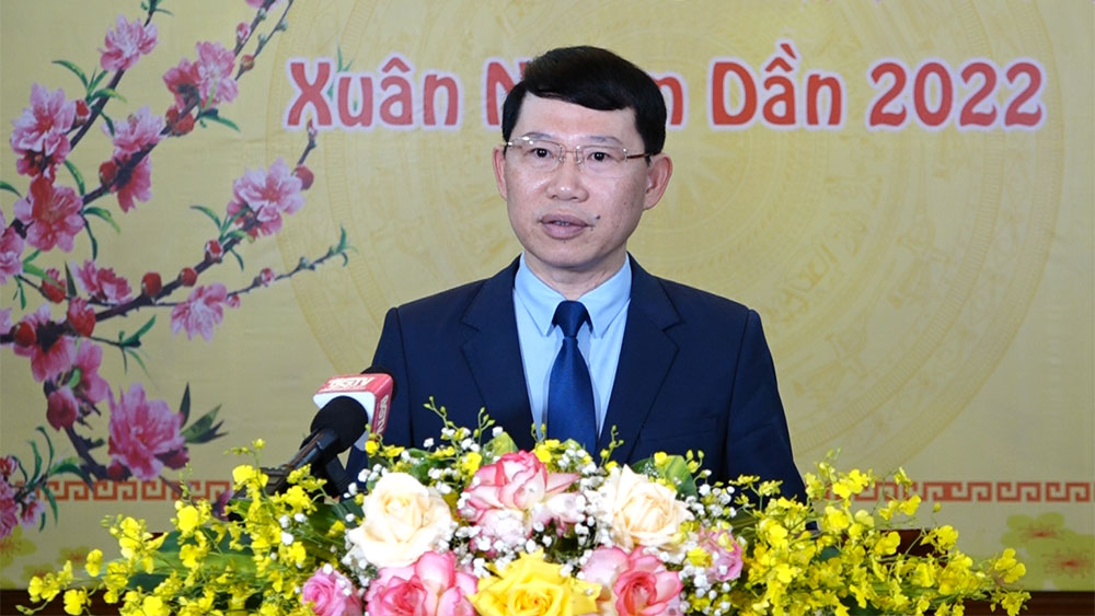 Chủ tịch UBND tỉnh Lê Ánh Dương chúc mừng năm mới - Xuân Nhâm Dần 2022