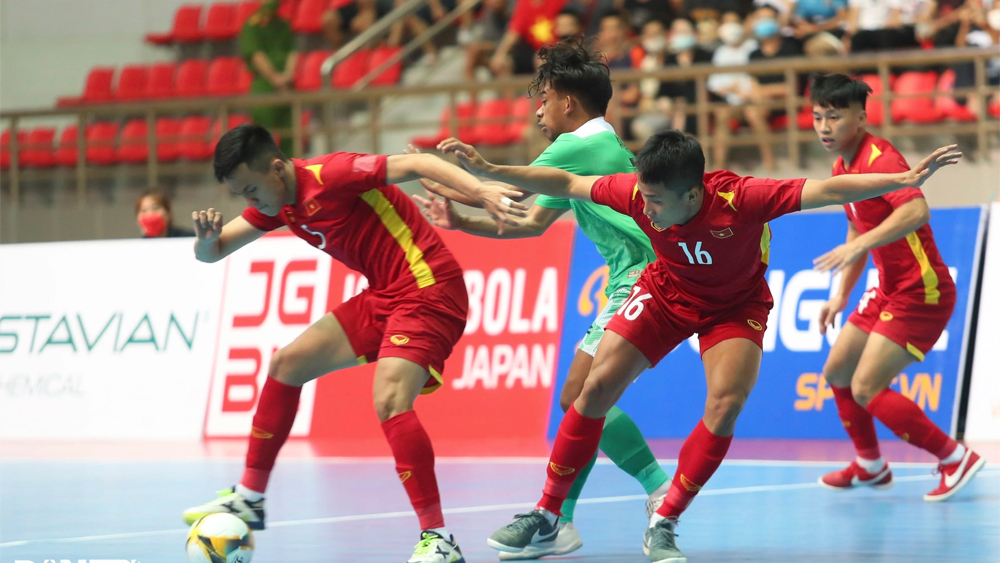 Đội tuyển futsal Việt Nam chia điểm đáng tiếc trước Indonesia