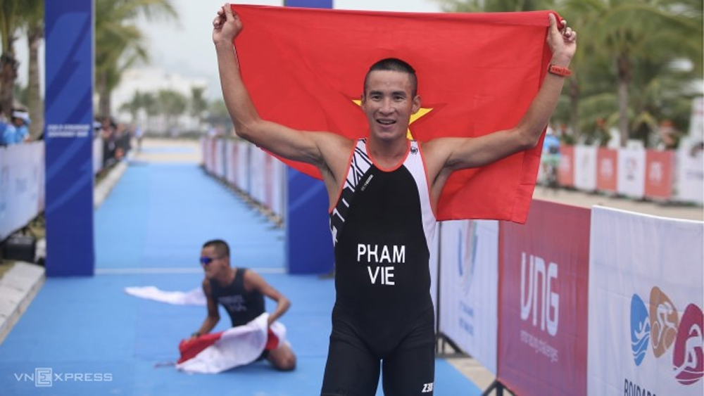 VĐV Phạm Tiến Sản (Bắc Giang) giành Huy chương Vàng SEA Games