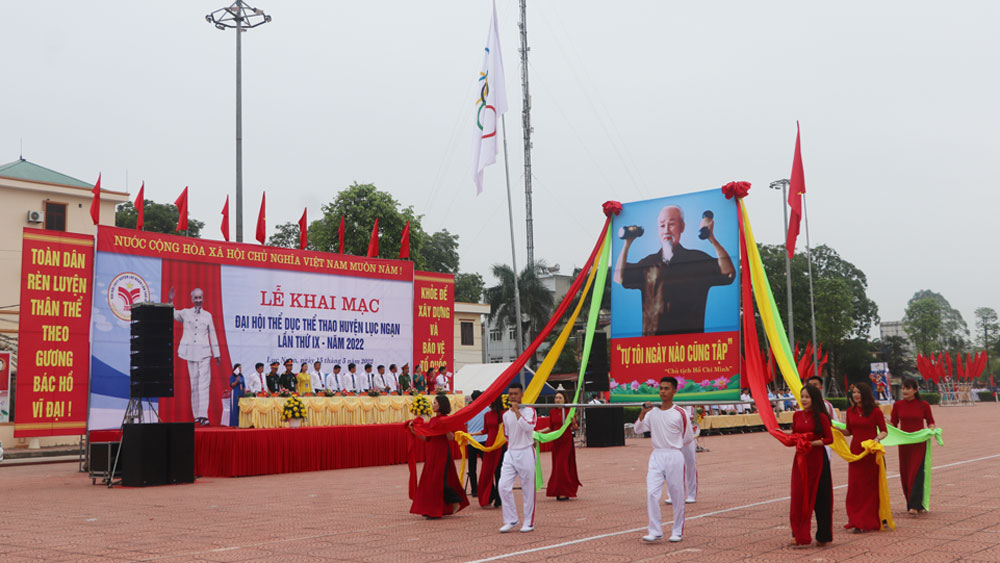 Khai mạc Đại hội TDTT huyện Lục Ngạn lần thứ IX