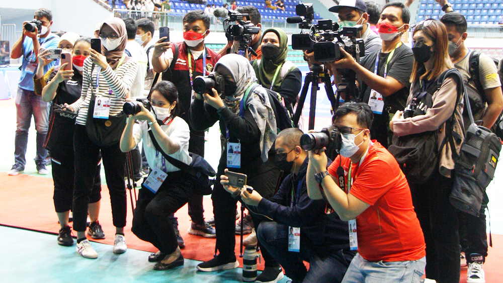 Bắc Giang tạo ấn tượng đẹp với phóng viên quốc tế tác nghiệp tại SEA Games 31