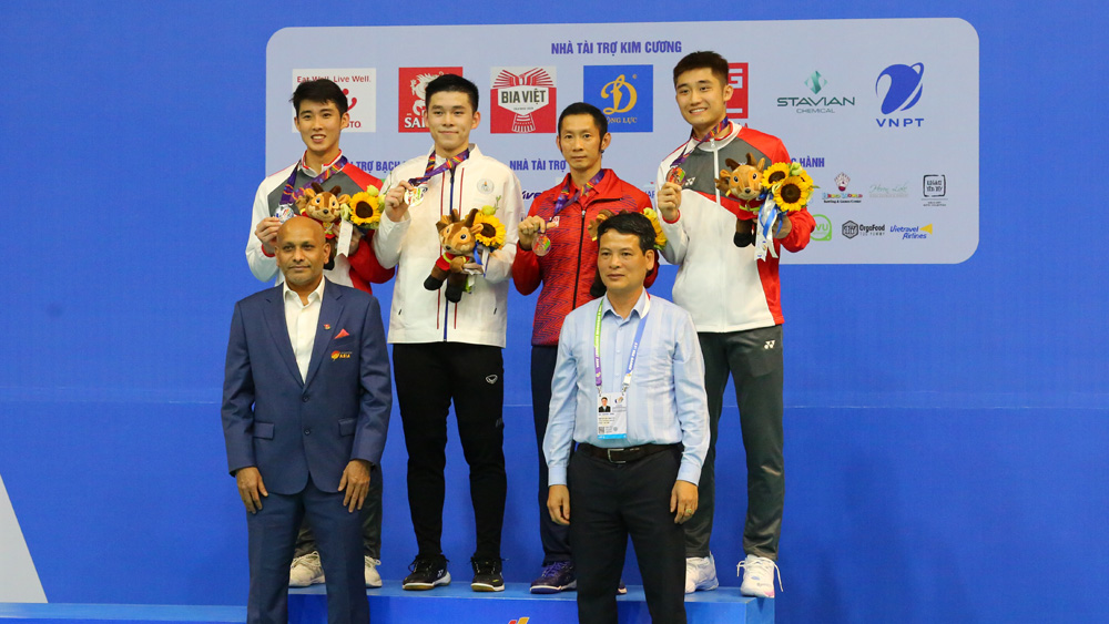 Chung kết cầu lông SEA Games 31: Loại đương kim vô địch thế giới nội dung đơn nam, Thái Lan giành HCV