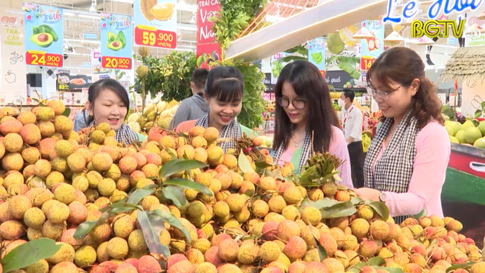 Nông sản Bắc Giang thu hút người tiêu dùng miền Tây