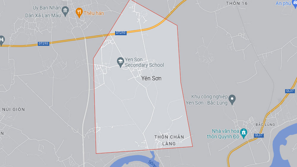 Phê duyệt Quy hoạch chi tiết xây dựng Khu dân cư số 6 xã Yên Sơn (Lục Nam)