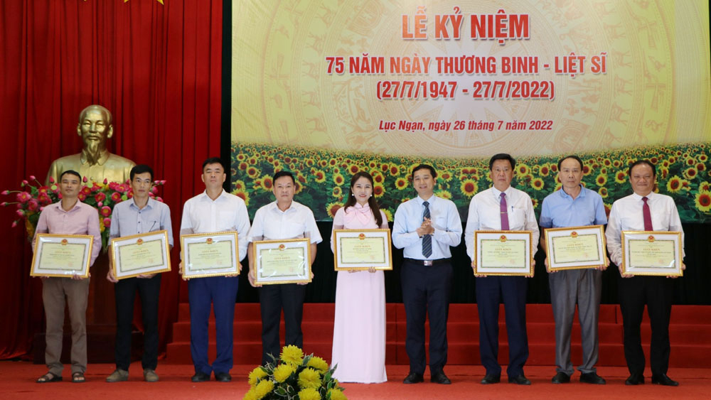 Lục Ngạn kỷ niệm 75 năm Ngày Thương binh - Liệt sĩ 27/7