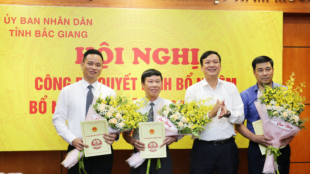 Đồng chí Trương Quang Hải được bổ nhiệm giữ chức Giám đốc Sở Văn hóa, Thể thao và Du lịch Bắc Giang