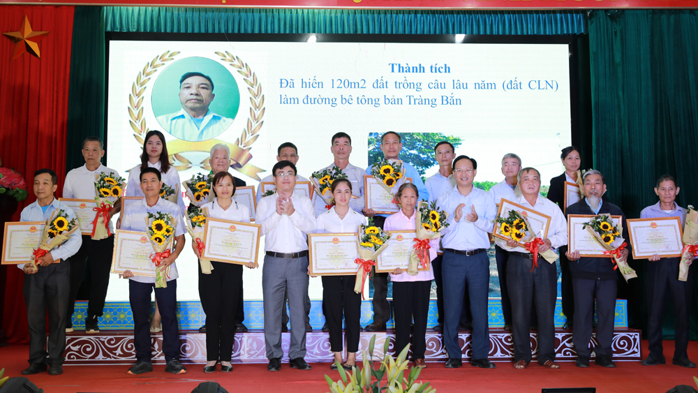 Huyện Yên Thế (Bắc Giang): Chung khảo cuộc thi "Dân vận khéo”, biểu dương điển hình hiến đất