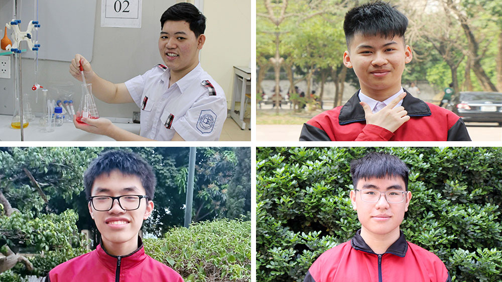 Bốn gương mặt ở Bắc Giang giành giải Nhất thi học sinh giỏi quốc gia