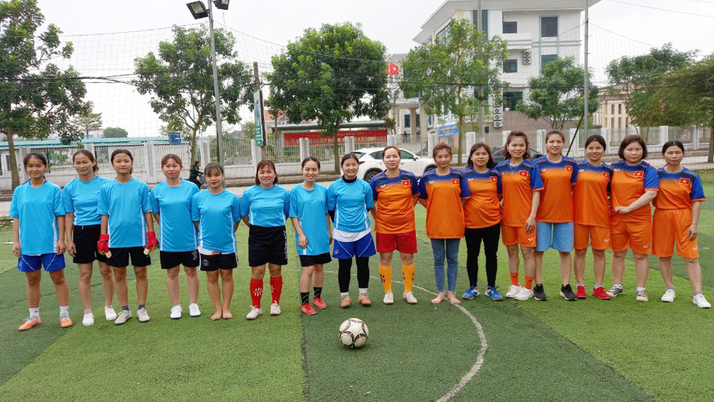 Sôi nổi bóng đá nữ ở Tiền Phong