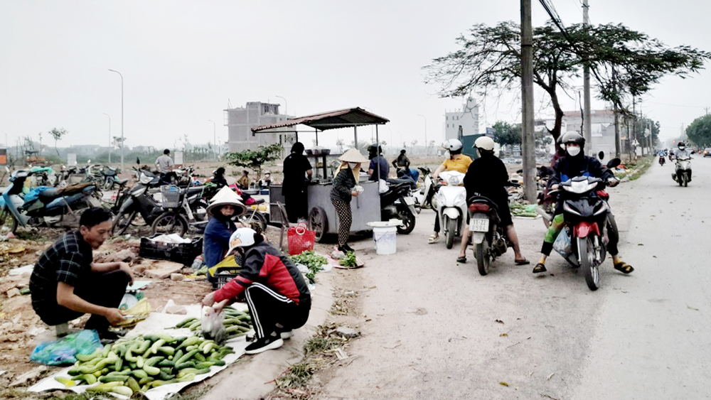 TP Bắc Giang: Dẹp chợ cóc, chợ tạm, xây dựng văn minh thương mại