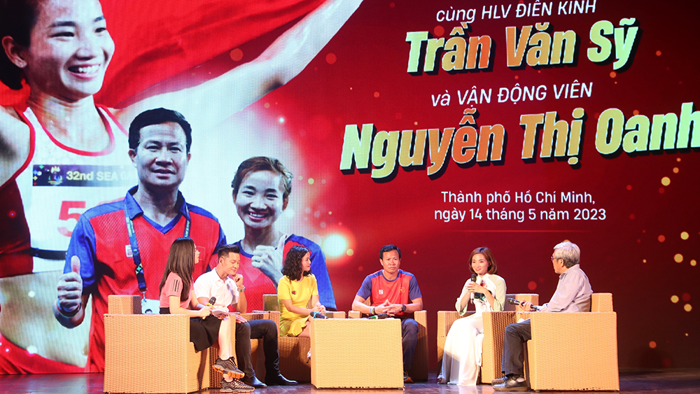 VĐV Nguyễn Thị Oanh giao lưu với giới trẻ Thành phố Hồ Chí Minh