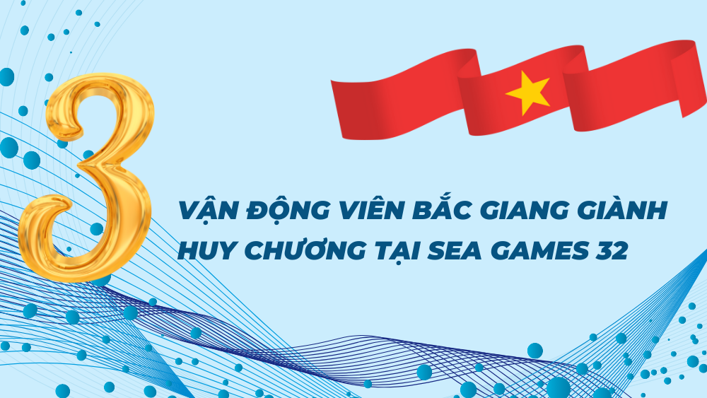 3 gương mặt thể thao Bắc Giang giành huy chương tại SEA Games 32