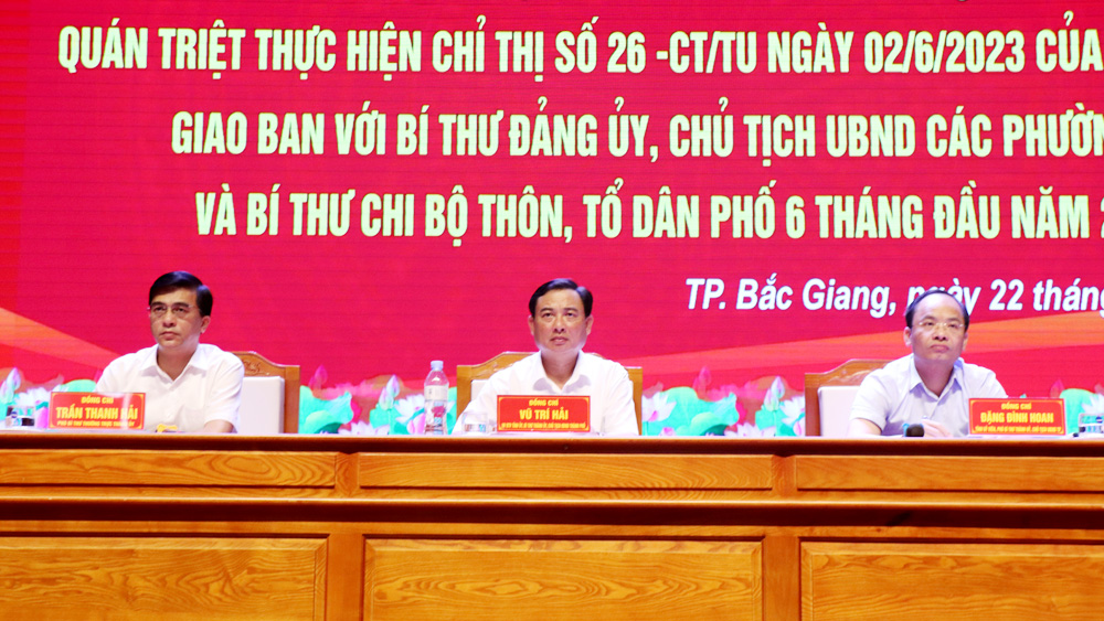 Thành ủy Bắc Giang tăng cường chấn chỉnh tác phong, lề lối làm việc của cán bộ, đảng viên