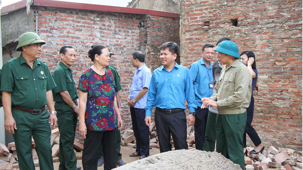 Khởi công xây nhà nghĩa tình cựu chiến binh ở Việt Yên