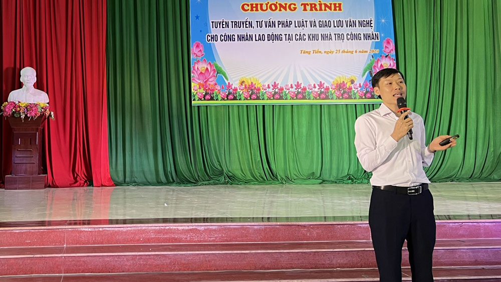 Bắc Giang: Tuyên truyền, tư vấn pháp luật cho công nhân