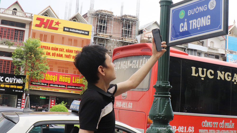 Số hóa tên đường phố - sáng kiến của tuổi trẻ TP Bắc Giang