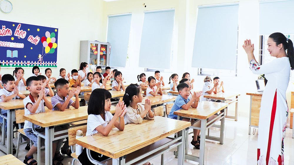 TP Bắc Giang: Đầu tư cơ sở vật chất,  tăng hiệu quả giáo dục