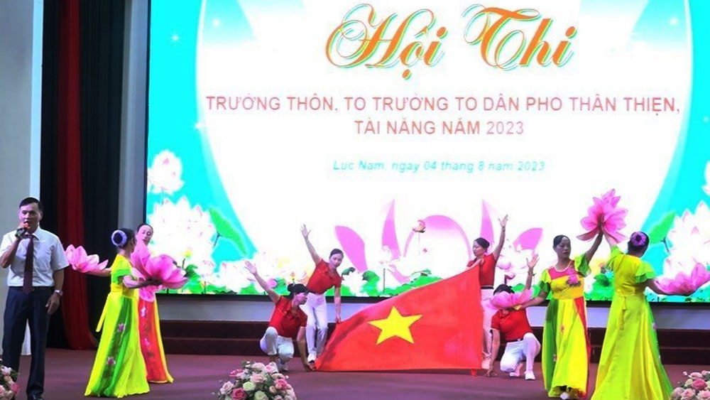 4 thí sinh xuất sắc nhất hội thi "Trưởng thôn, tổ trưởng tổ dân phố thân thiện, tài năng" huyện Lục Nam