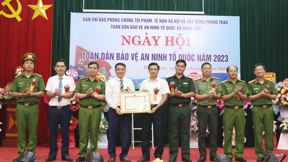 Ngày hội điểm toàn dân bảo vệ an ninh Tổ quốc xã Hùng Sơn (Hiệp Hòa)