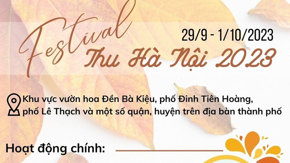 Những điểm nhấn tại Festival Thu Hà Nội 2023