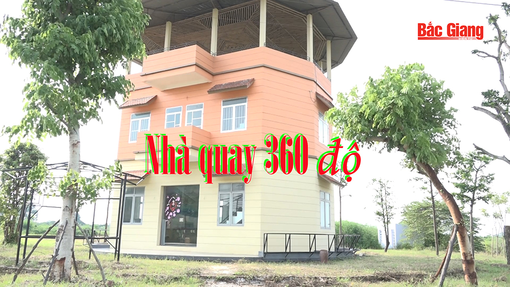 "Nhà quay 360 độ trong bể nước” tại Bắc Giang