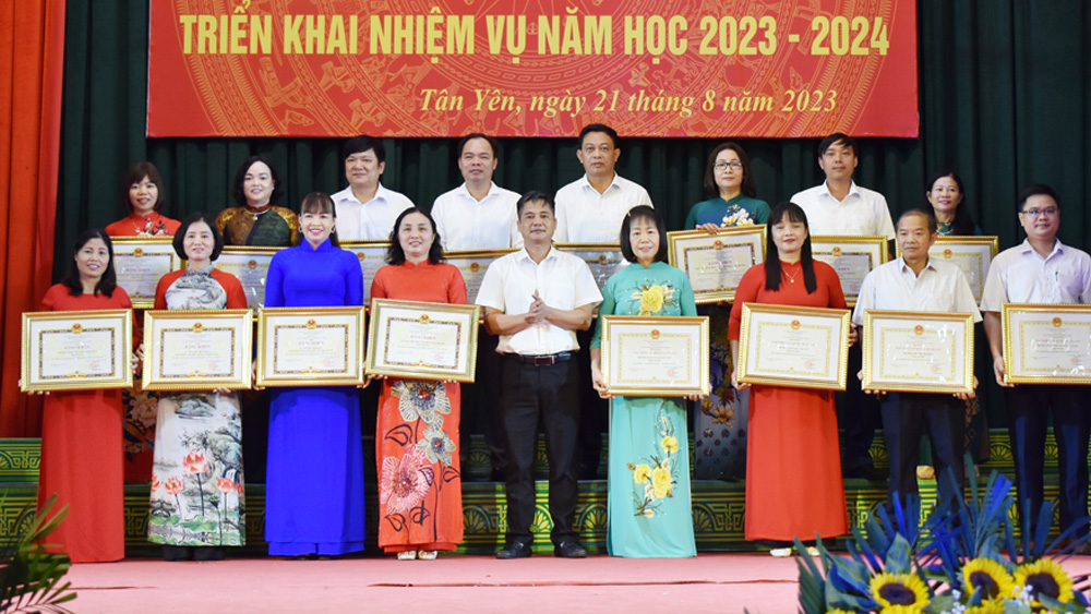 Tân Yên: Triển khai nhiệm vụ năm học 2023-2024