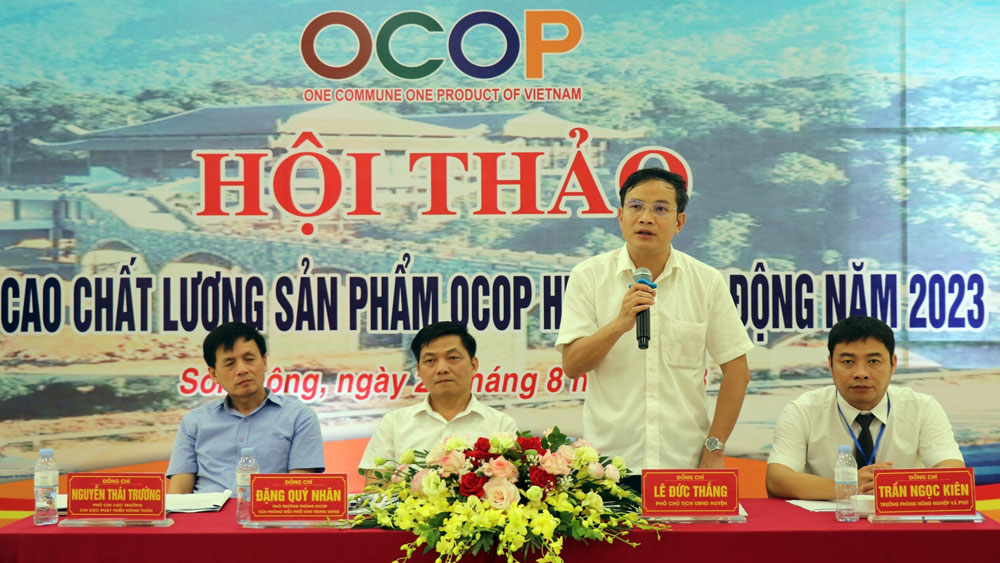 Huyện Sơn Động phấn đấu đến năm 2025 có 20 sản phẩm OCOP