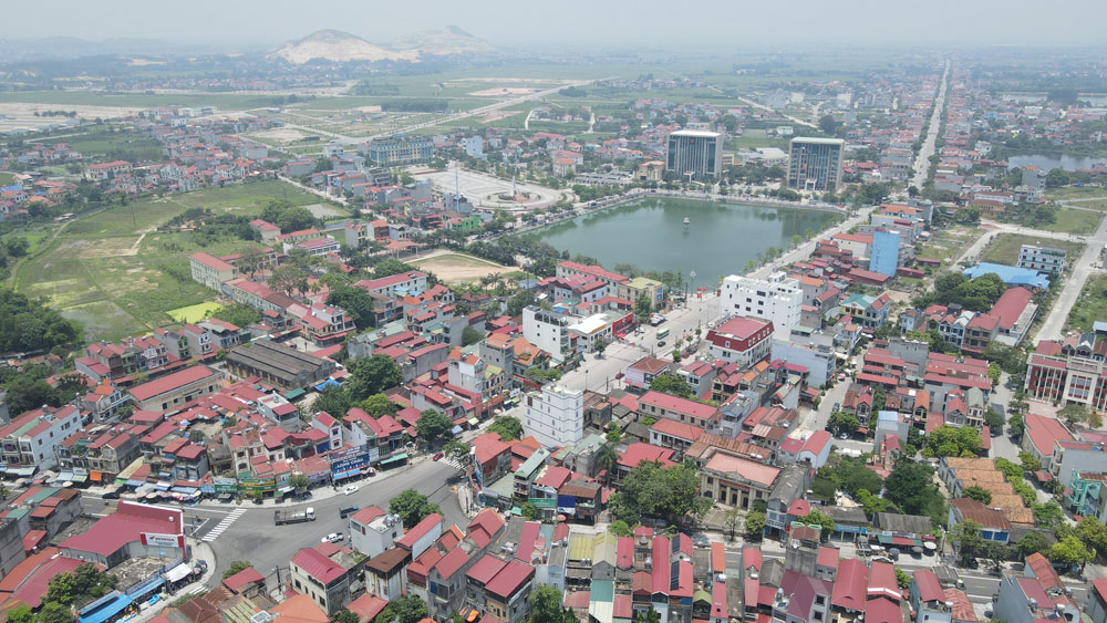 Công nhận 9 khu vực ở Việt Yên đạt tiêu chuẩn trình độ phát triển cơ sở hạ tầng đô thị loại IV
