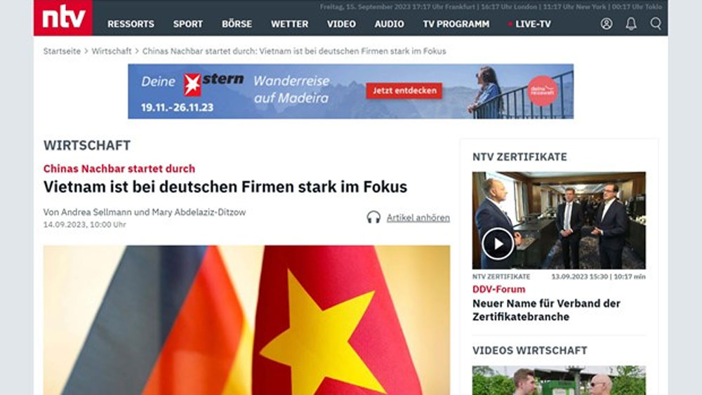 German businesses interested in Vietnam