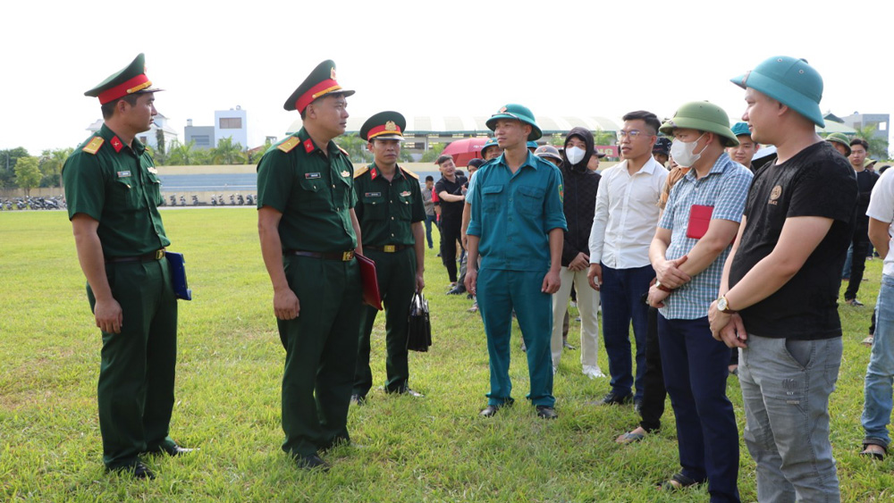 Lạng Giang: 100% số quân nhân dự bị đã chấp hành nghiêm lệnh huy động