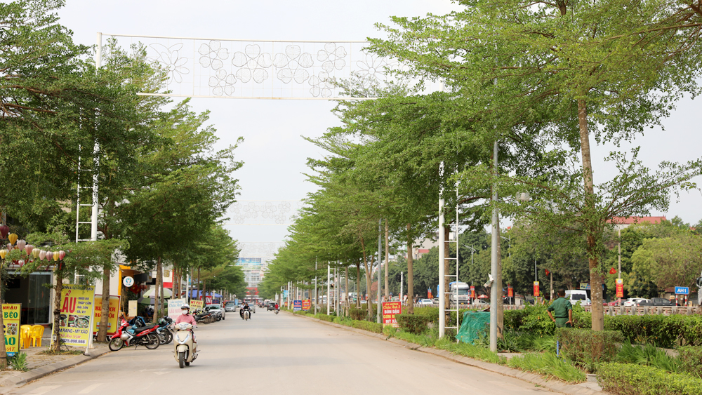 Lạng Giang: Xây dựng đô thị xanh, nông nghiệp sinh thái