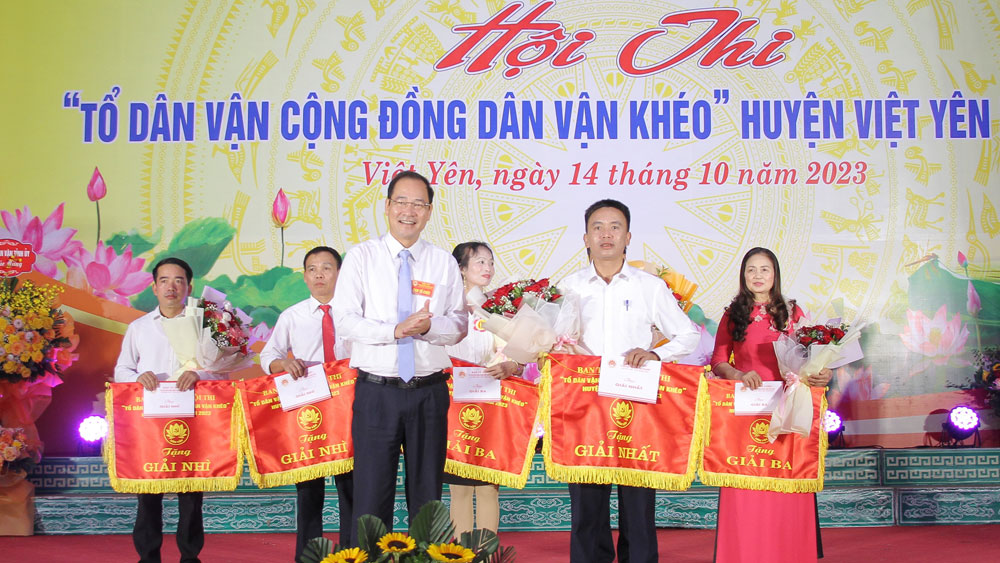 Việt Yên: Thi “Tổ dân vận cộng đồng dân vận khéo”