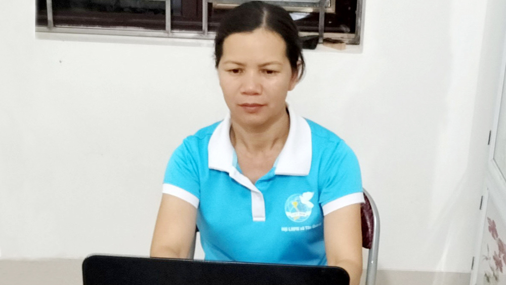 Chị Hà Thị Thương: Đầu tàu của phụ nữ xã Tân Quang