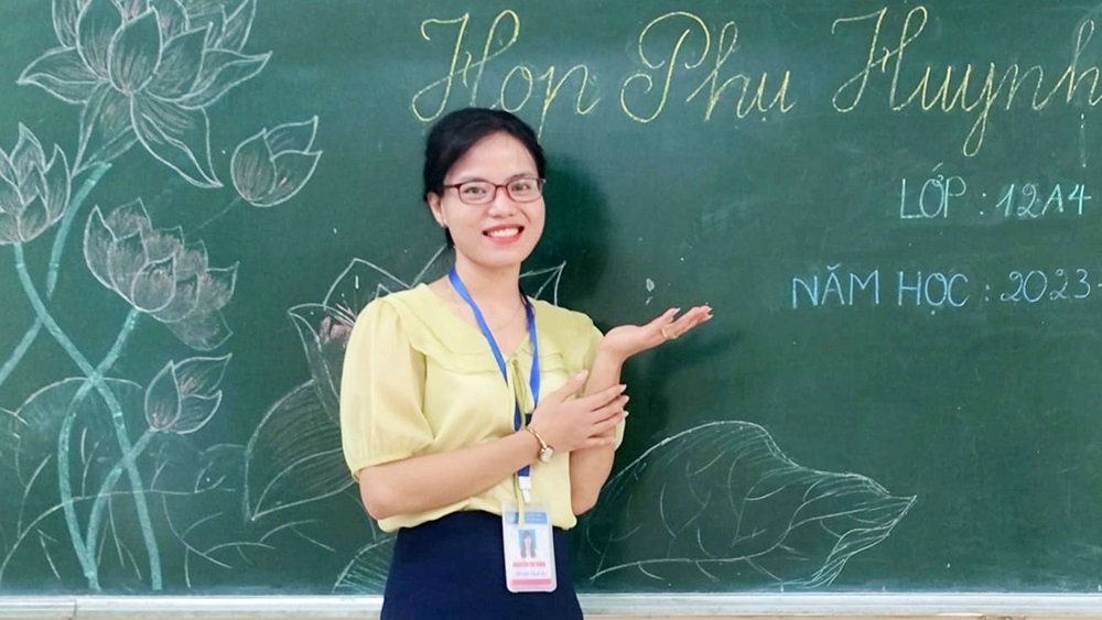 Cô giáo Nguyễn Thị Dung ở Bắc Giang được tuyên dương trong chương trình “Chia sẻ cùng thầy, cô”