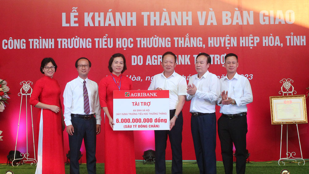 Khánh thành công trình Trường Tiểu học Thường Thắng