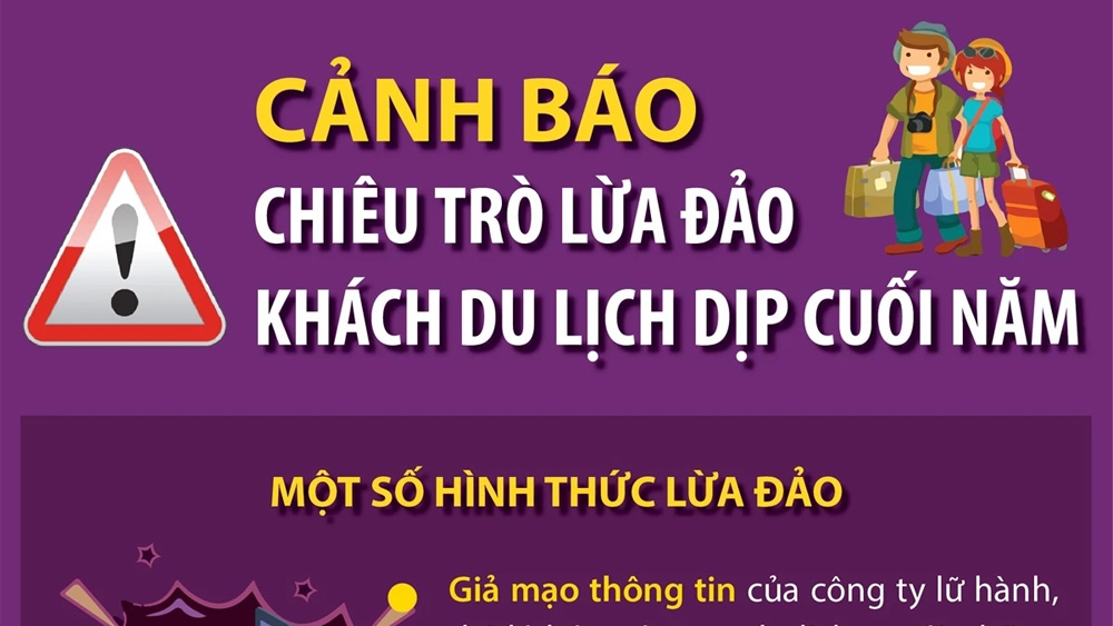 Cảnh báo chiêu trò lừa đảo khách du lịch dịp cuối năm