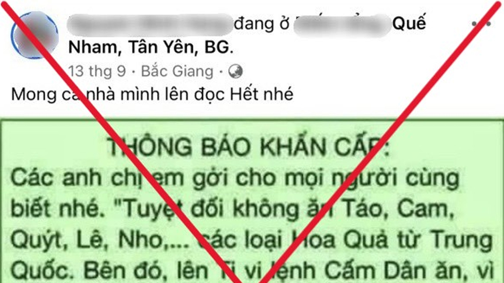 Tân Yên: Đăng tải thông tin sai sự thật, một cá nhân bị phạt 5 triệu đồng