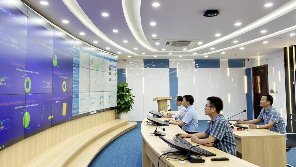 Năm 2023, UBND TP Bắc Giang, Sở Tài nguyên và Môi trường dẫn đầu về chuyển đổi số