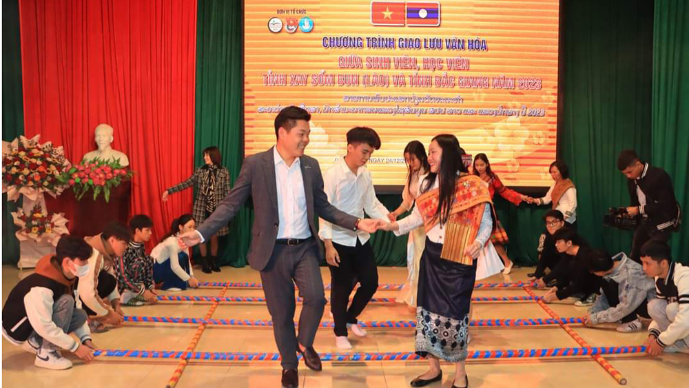 BAFU organizes cultural exchange between students of Lao’s Xaysomboun and Bac Giang province