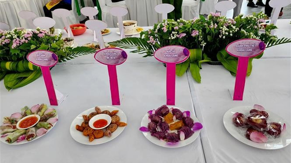 100 dishes, drinks made from sweet potatoes set Vietnamese record