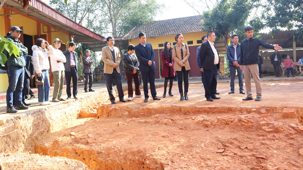 Yên Thế: Khai quật được nhiều di vật thời Trần tại chùa Bằng Quang