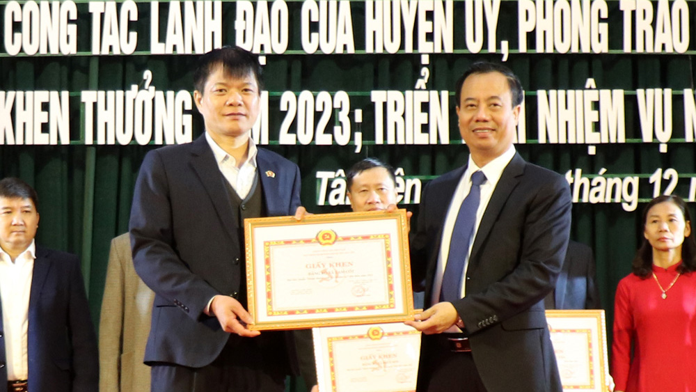 Tân Yên: Quyết tâm hoàn thành 17/17 chỉ tiêu phát triển KT - XH năm 2024