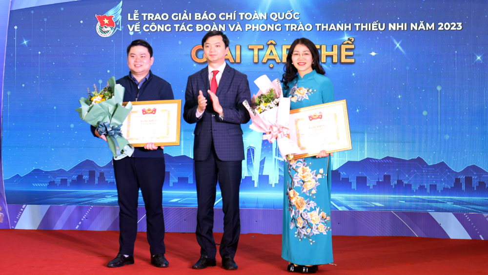 Báo Bắc Giang đoạt giải tập thể Giải báo chí toàn quốc về công tác Đoàn năm 2023