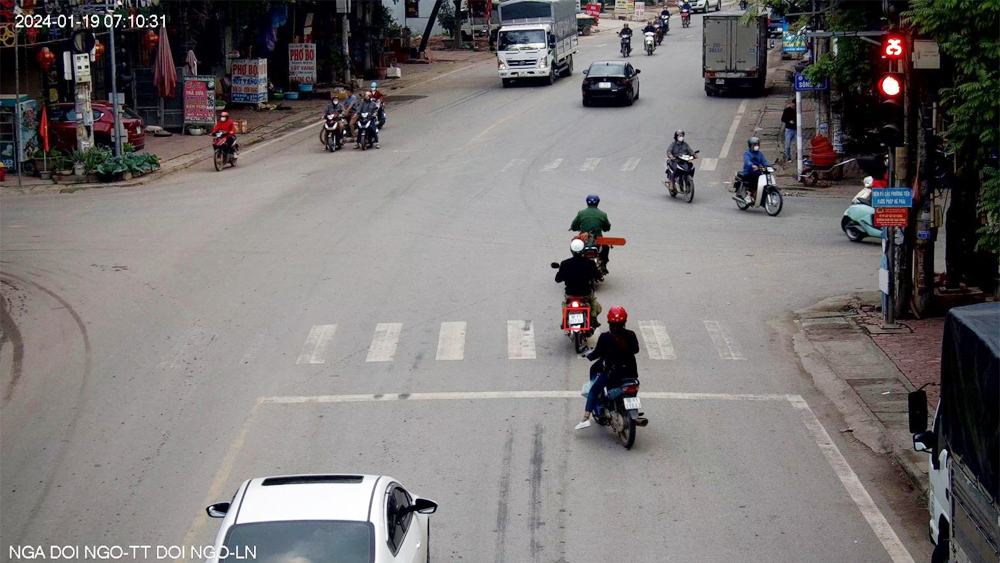 Lục Nam: Phạt "nguội" 26 trường hợp vi phạm trật tự an toàn giao thông
