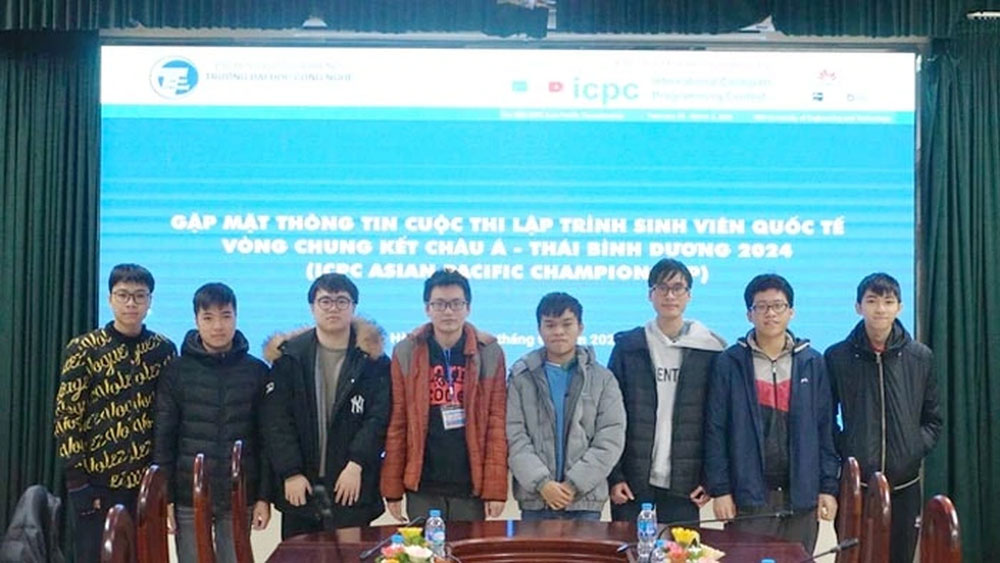 Vòng chung kết cuộc thi lập trình sinh viên châu Á diễn ra vào tháng 9 tới