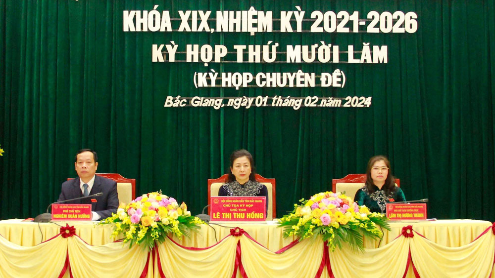 Kỳ họp thứ 15, HĐND tỉnh Bắc Giang: Thông qua 8 nghị quyết