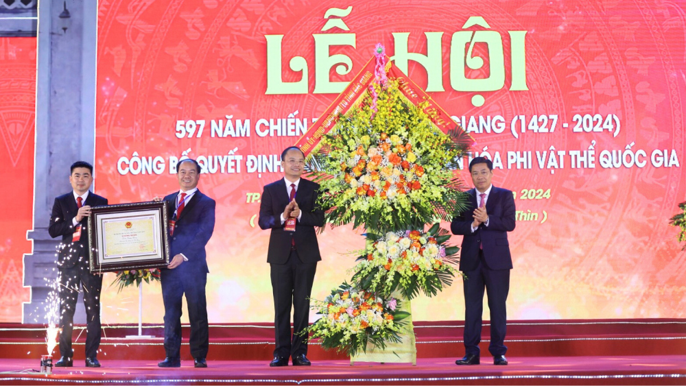 Kỷ niệm 597 năm Chiến thắng Xương Giang: Công bố lễ hội Xương Giang là di sản văn hóa phi vật thể quốc gia